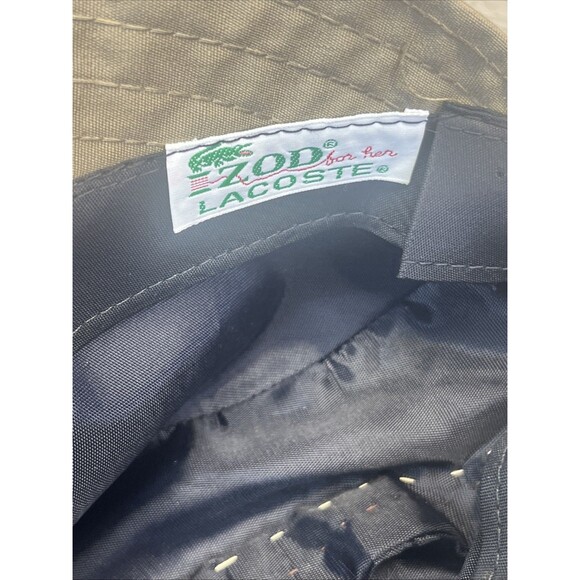 IZOD LACOSTE Womens Beige Sun Hat Beach Bucket Tie Sun Cap Vintage - Picture 10 of 12